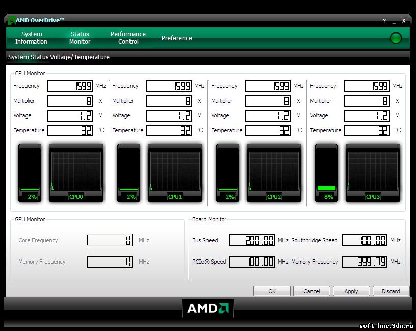 AMD Overdrive 3.2.1