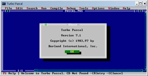  Turbo Pascal 7.1 Full (полная версия)+ Программа для русификации DOS